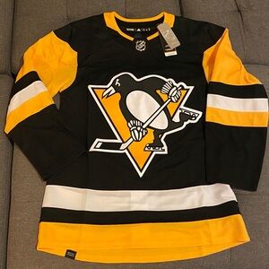 *New* Pittsburg Penguins Adidas Prime Green NHL Home Jersey Size 46 / Mens Small
